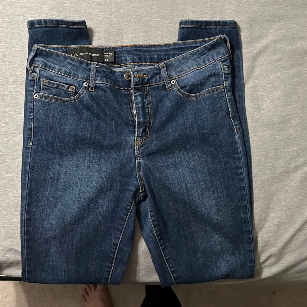 ARMANI EXCHANGE J12 JEGGING LIFT UP DENIM JEANS